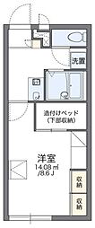 レオパレス妻田北A 1Kの間取図画像