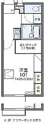 レオパレスフィオーレ 1Kの間取図画像