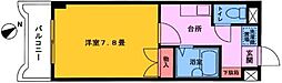 コーポ山喜-5 1Kの間取図画像