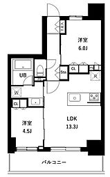 アーバンパーク立石 2LDKの間取図画像