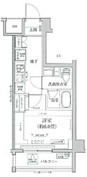 ティモーネグランデ川口 1Kの間取図画像