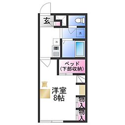 間取図画像 1K