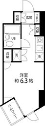 ドミトリー原町田 1Kの間取図画像