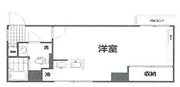 日興パレス文京プラザ ワンルームの間取図画像