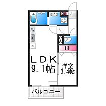 エステイトN湊  ｜ 大阪府堺市堺区出島浜通（賃貸アパート1LDK・1階・30.31㎡） その2