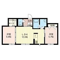 リラフォート 00102 ｜ 栃木県佐野市伊勢山町8-3（賃貸マンション2LDK・1階・54.09㎡） その2