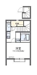 レオネクストベルメゾン 1Kの間取図画像