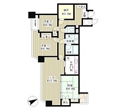 ニチレイ明石町ビル 3SLDKの間取図画像