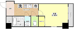 越谷市赤山本町マンション 1Kの間取図画像