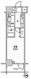 ステージグランデ錦糸町2 1Kの間取図画像