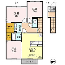 メゾン　シンシア 205 ｜ 香川県高松市多肥上町（賃貸アパート3LDK・2階・66.14㎡） その2