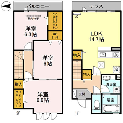 メゾ・エルサ三国ヶ丘82-4_間取り_0