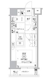 セジョリ東陽町 1Kの間取図画像