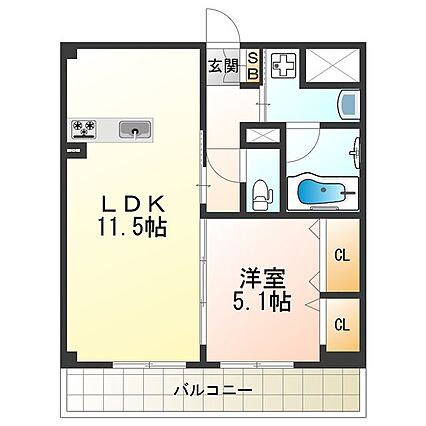 ペリドット長居公園_間取り_0
