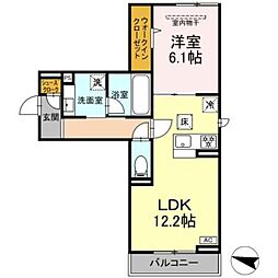 OGI 1LDKの間取図画像