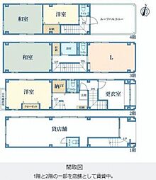 サンプラザビル 2階4LDKの間取り