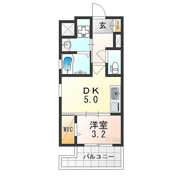 ラシーヌ住吉大社 ｜大阪府大阪市住吉区東粉浜３丁目(賃貸マンション1DK・10階・26.01㎡)の写真 その2