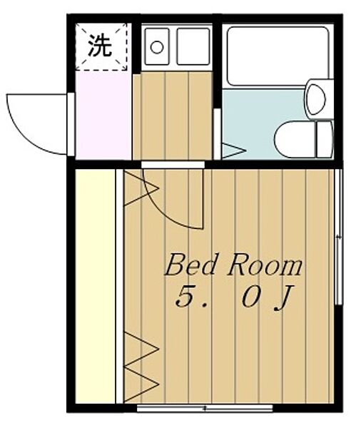 メゾン藤田 101｜神奈川県相模原市南区相模大野６丁目(賃貸アパート1K・1階・15.00㎡)の写真 その2