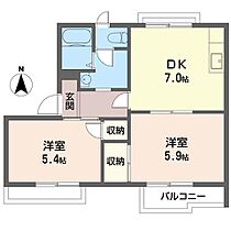 グリーンパレス　松木　Ａ 00201 ｜ 埼玉県さいたま市緑区松木１丁目16-4（賃貸アパート2DK・2階・41.00㎡） その2