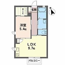 シャーメゾンめいび 201 ｜ 山形県山形市東原町２丁目2-2（賃貸アパート1LDK・2階・40.54㎡） その2