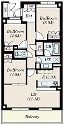S-FORT横浜青葉台 3LDKの間取図画像