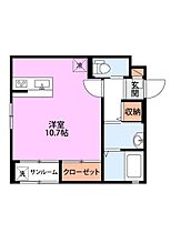 ｐｕｒｉｍｅｒａ旭町 101 ｜ 新潟県燕市吉田旭町２丁目5-5（賃貸アパート1R・1階・31.38㎡） その2