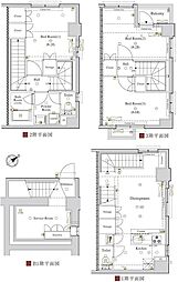 ガラッシア渋谷本町 1階3SDKの間取り