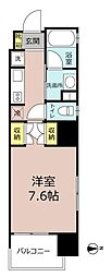 中駒名駅南マンション 1Kの間取図画像