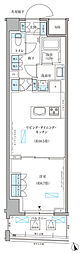 パークアクシス文京本郷 1LDKの間取図画像