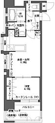 アクタス博多5タワー 1LDKの間取図画像