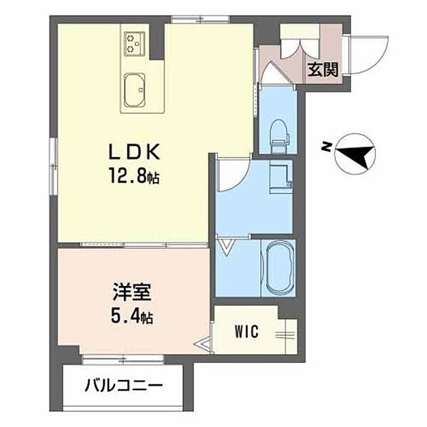 ノルウェジアンウッド室町 0207｜滋賀県長浜市室町(賃貸マンション1LDK・2階・43.68㎡)の写真 その2