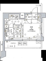 CREVISTA板橋ときわ台 ワンルームの間取図画像
