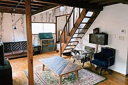 古民家シェアハウス ニジノワムラ 2階1LDKのリビング/ダイニング