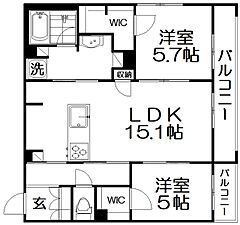物件の間取り