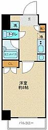 N-flats町田 1Kの間取図画像