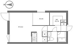 FLUFFY落合南長崎 4階1LDKの間取り