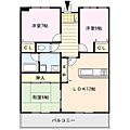 パティオ七夕3階6.9万円
