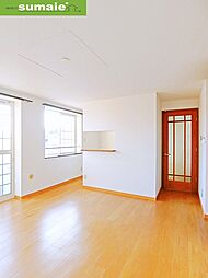 和歌山電鐵貴志川線 神前駅 徒歩12分の賃貸アパート 2階2LDKのリビング/ダイニング