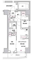 ジェイグランコート上野入谷 1SLDKの間取図画像