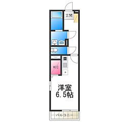 ソレイユ寿 ワンルームの間取図画像