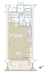 マチュリティ小石川 1LDKの間取図画像
