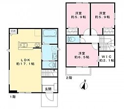 Sol & Luna A棟 1階3LDKの間取り