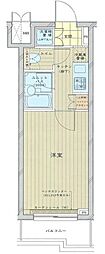 パティーナ池袋 1Kの間取図画像