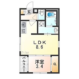 ハーモニーテラス安立IV 3階/-