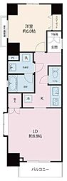日神デュオステージ御徒町 1LDKの間取図画像