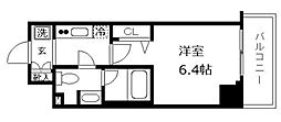 CREVISTA大森2 1Kの間取図画像