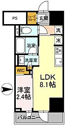 PIAS新宿三丁目 1LDKの間取図画像