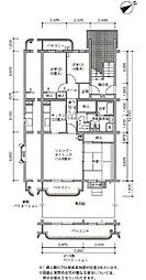 UR都市機構コーポレート東所沢2号棟 3LDKの間取図画像