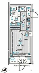 調布市上石原1丁目マンション 1Kの間取図画像
