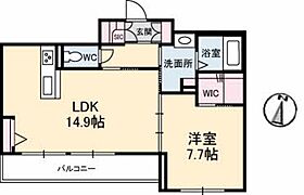 グランベレオ鷹匠 A0303 ｜ 高知県高知市鷹匠町２丁目5-42（賃貸マンション1LDK・3階・55.48㎡） その2